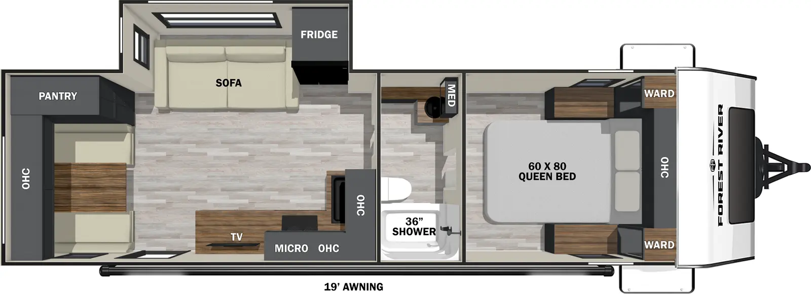 Ibex 25RLSS Floorplan